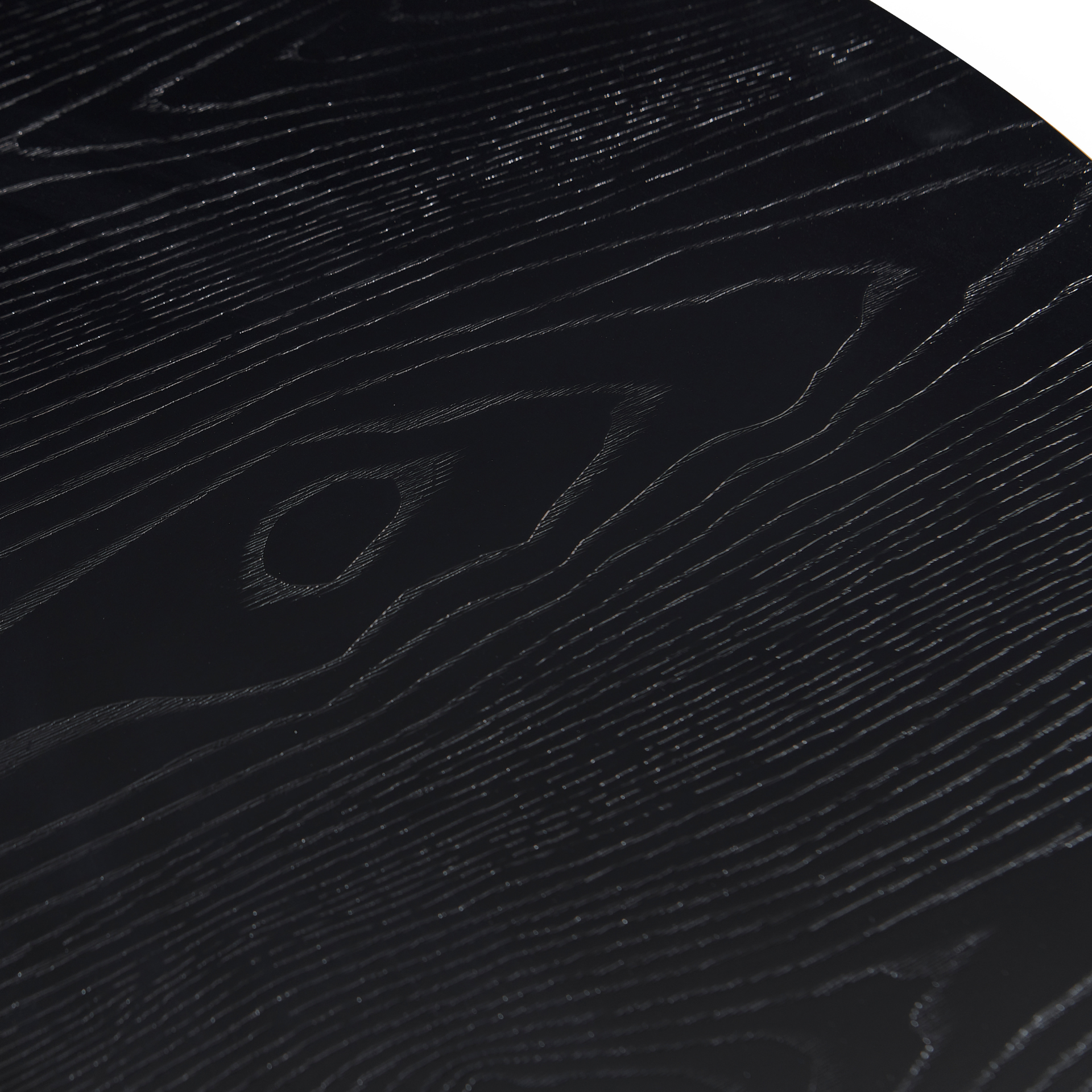 Carisma - Table basse noire Ø80 cm