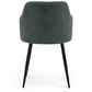 Mathilda - Chaise de salle à manger en tissu vert