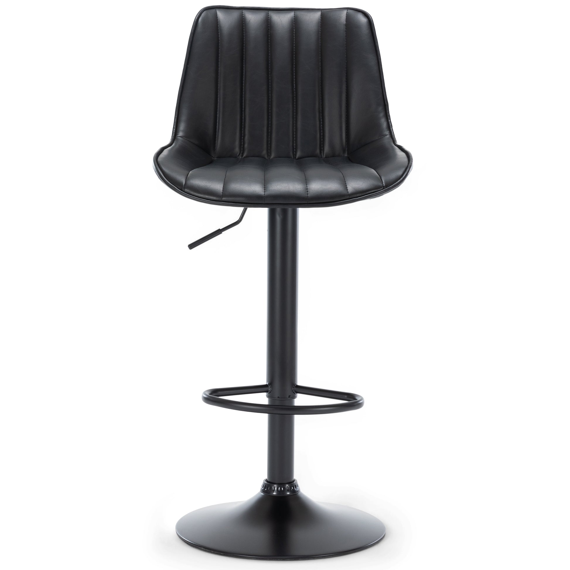 Otto - Tabouret de bar ajustable en similicuir avec rotation à 360 degrés