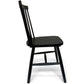 Holly - Chaise de salle à manger en bois noir