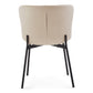 Adena chaise de salle à manger - Velours beige