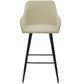 Carlo - Tabouret beige avec accoudoirs 65 cm