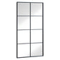 Savannah miroir New Yorker noir 120x60 cm