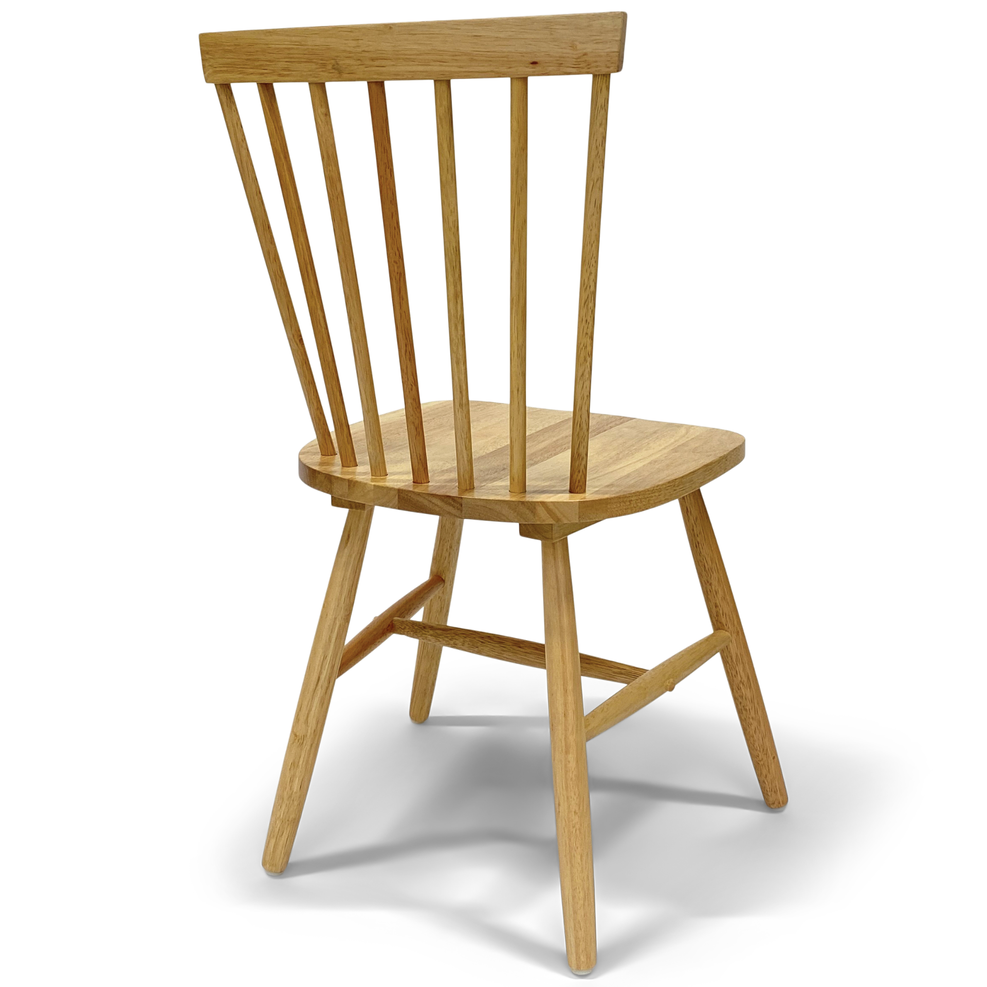 Holly - Chaise de salle à manger en bois aspect chêne