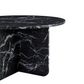 Mercy - Table basse en marbre noir Ø80 cm