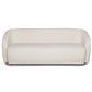 Melisa - Canapé 2 places en bouclé blanc L: 173 x P: 84 x H: 66 cm