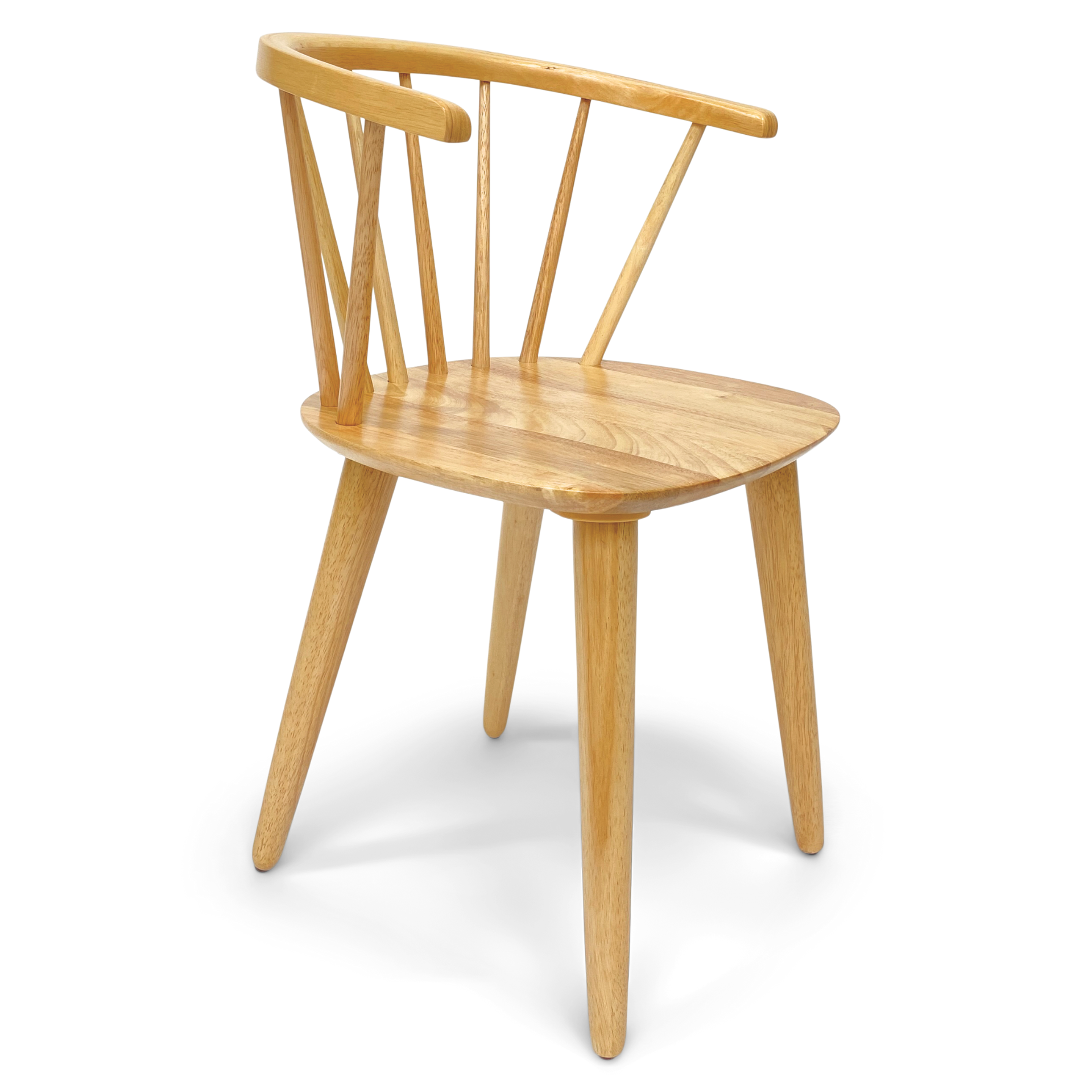 Martha - Chaise de salle à manger avec finition chêne