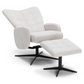 Alfred - Fauteuil inclinable avec repose-pieds - Beige