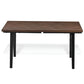 Madelina - Table 150/240 x 90 cm en placage de chêne fumé (prête pour rallonges)