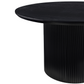 Carisma - Table basse noire Ø80 cm