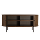 Florence - Armoire à chaussures en chêne fumé 160 x 45 x 75 cm