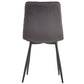 Line - Chaise de salle à manger Velours gris