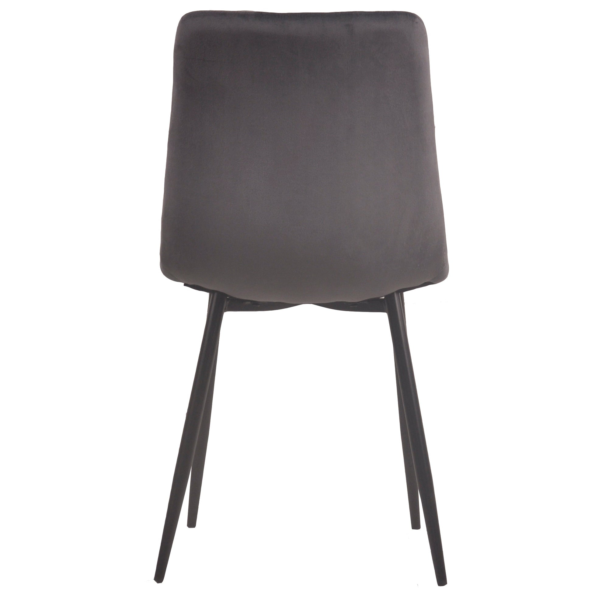 Line - Chaise de salle à manger Velours gris