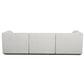 Mandy - Canapé modulaire réversible avec méridienne droite et gauche beige avec repose-pieds L: 258 x P: 80/160 x H: 73 cm
