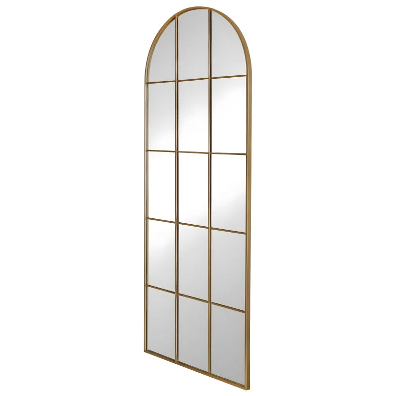Mia - Miroir de style New York avec bordure dorée 70 x 180 cm