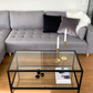 Brandy - Canapé d'angle réversible convertible gris L:290 x P:96 x H:80 cm
