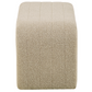 Lianna - Banc en bouclé beige 95x40x44 cm