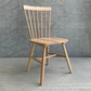 Holly - Chaise de salle à manger en bois aspect chêne