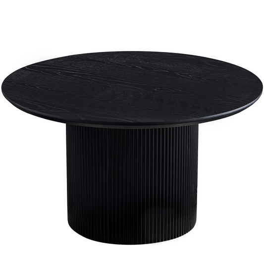 Carisma - Table basse noire Ø80 cm