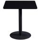 Amber - Table de café 70 x 70 cm - Noir/Noir