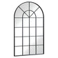 Sandra - miroir New Yorker avec arche noir 115x65 cm