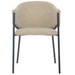 Carolina spisebordsstol i beige boucle