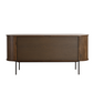 Florence - Armoire à chaussures en chêne fumé 160 x 45 x 75 cm
