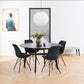 Rickie - Table de salle à manger ronde noire Ø140 cm